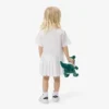 Robe chemise à plis en popeline