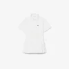 Robe chemise à plis en popeline