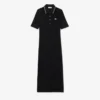 Robe à col polo Diamanta Crocodile coupe ajustée pour femme