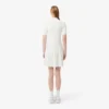 Robe à col polo plissé pour femme