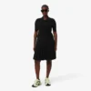 Robe à col polo plissé pour femme