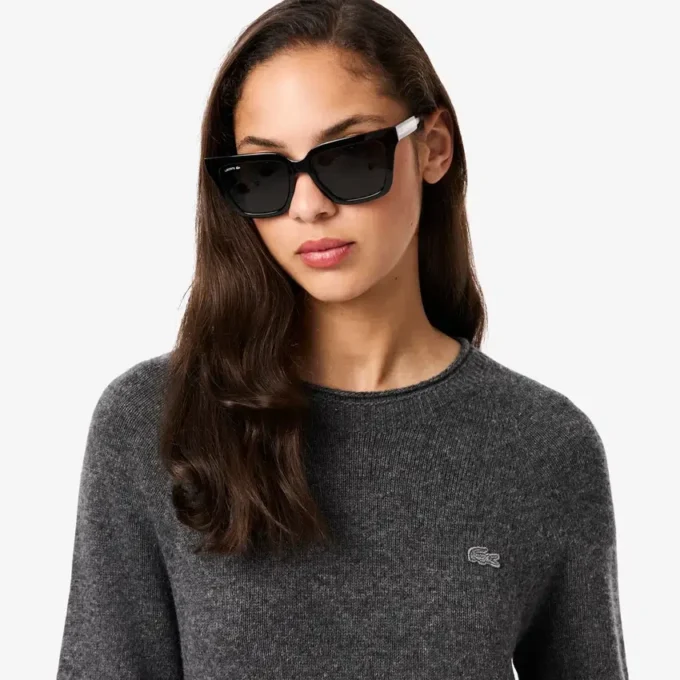 Robe courte sans coutures en laine pour femme