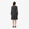 Robe courte sans coutures en laine pour femme