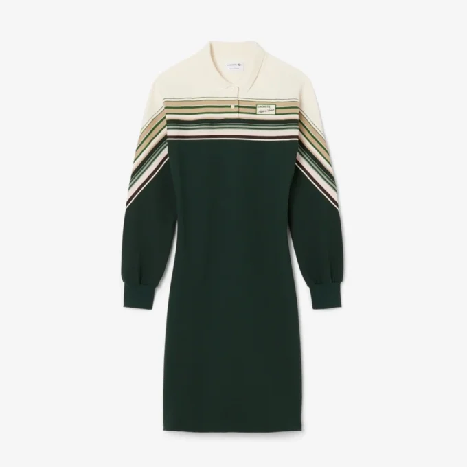 Robe en piqué slim fit pour femme, fabriquée en France Robe en piqué slim fit pour femme, fabriquée en France
