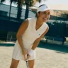 Robe et short de tennis stretch pour femme Robe et short de tennis stretch pour femme