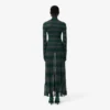 Robe longue à col polo et motif pointelle Robe longue à col polo et motif pointelle