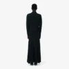 Robe longue en soie à col polo Runway Robe longue en soie à col polo Runway
