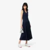 Robe longue plissée sans manches Robe longue plissée sans manches