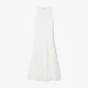 Robe longue plissée sans manches Robe longue plissée sans manches