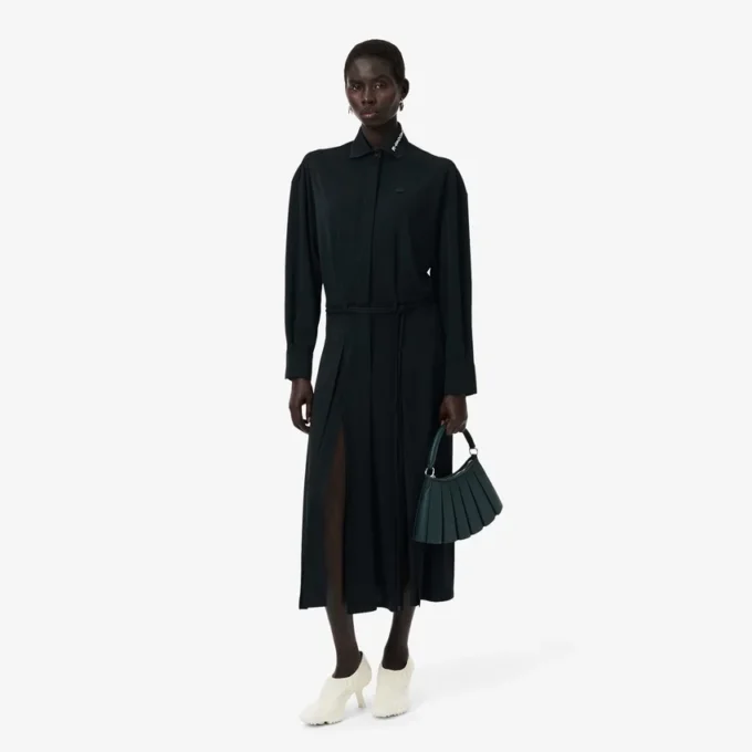 Robe longue polo plissée Runway Robe longue polo plissée Runway