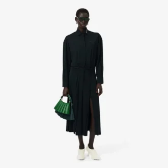 Robe longue polo plissée Runway