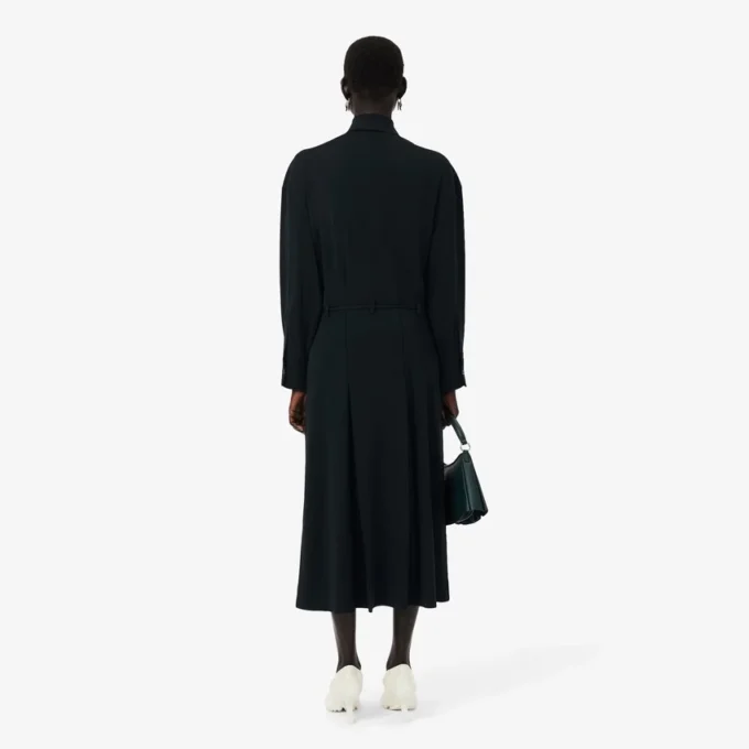 Robe longue polo plissée Runway Robe longue polo plissée Runway
