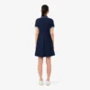 Robe patineuse à col polo stretch pour femme Robe patineuse à col polo stretch pour femme