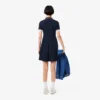 Robe patineuse à col polo stretch pour femme Robe patineuse à col polo stretch pour femme