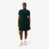 Robe patineuse à col polo stretch pour femme Robe patineuse à col polo stretch pour femme