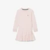 Robe polaire à manches longues pour fille