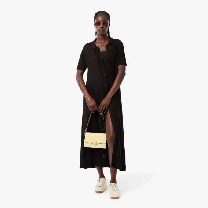 Robe polo en crochet Robe polo en crochet