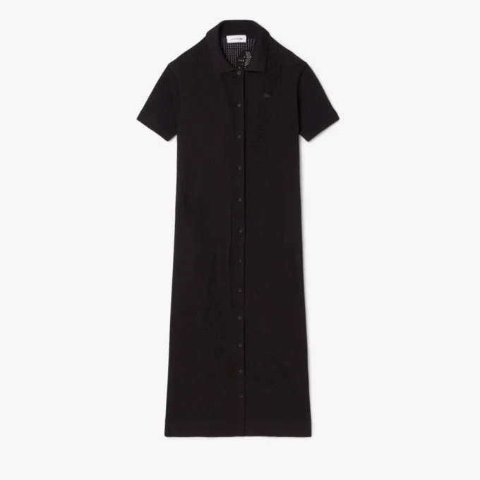 Robe polo en crochet Robe polo en crochet