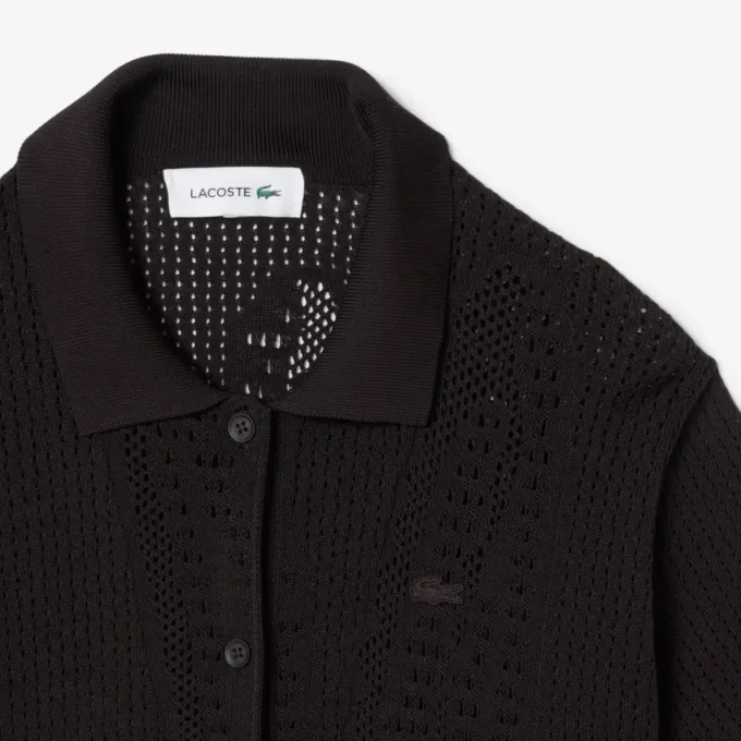 Robe polo en crochet Robe polo en crochet