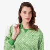 Robe polo en satin plissé Robe polo en satin plissé