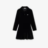 Robe polo en velours stretch brillant pour fille