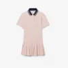 Robe polo à jupe plissée en piqué Robe polo à jupe plissée en piqué
