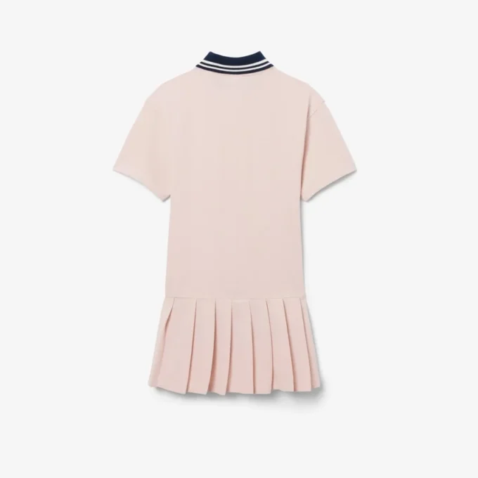Robe polo à jupe plissée en piqué Robe polo à jupe plissée en piqué