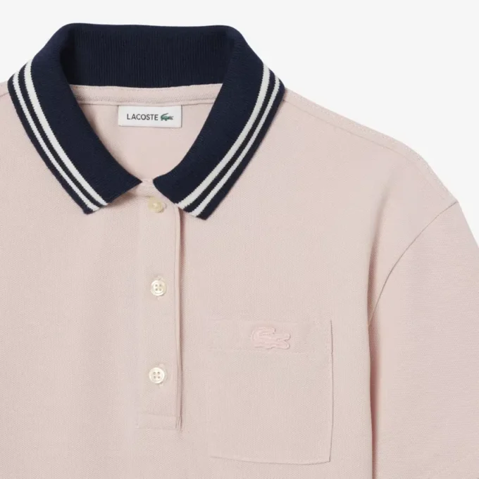 Robe polo à jupe plissée en piqué Robe polo à jupe plissée en piqué