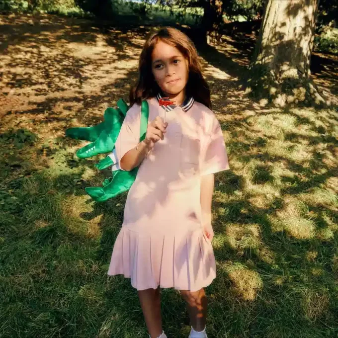 Robe polo à jupe plissée en piqué Robe polo à jupe plissée en piqué