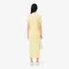 Robe polo longue en coton côtelé pour femme Robe polo longue en coton côtelé pour femme