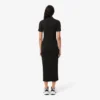 Robe polo longue en coton côtelé pour femme Robe polo longue en coton côtelé pour femme