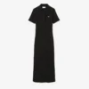 Robe polo longue en coton côtelé pour femme Robe polo longue en coton côtelé pour femme