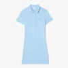 Robe polo mini en piqué stretch slim fit pour femme Robe polo mini en piqué stretch slim fit pour femme