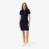Robe polo mini en piqué stretch slim fit pour femme Robe polo mini en piqué stretch slim fit pour femme
