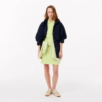 Robe polo mini en piqué stretch slim fit pour femme