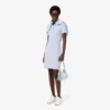 Robe polo mini en piqué stretch slim fit pour femme Robe polo mini en piqué stretch slim fit pour femme