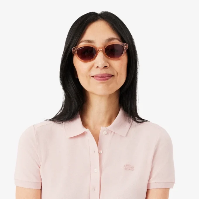 Robe polo mini en piqué stretch slim fit pour femme Robe polo mini en piqué stretch slim fit pour femme
