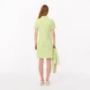Robe polo mini en piqué stretch slim fit pour femme Robe polo mini en piqué stretch slim fit pour femme