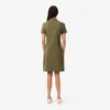 Robe polo mini en piqué stretch slim fit pour femme Robe polo mini en piqué stretch slim fit pour femme