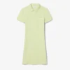 Robe polo mini en piqué stretch slim fit pour femme Robe polo mini en piqué stretch slim fit pour femme