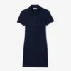 Robe polo mini en piqué stretch slim fit pour femme Robe polo mini en piqué stretch slim fit pour femme