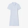 Robe polo mini en piqué stretch slim fit pour femme Robe polo mini en piqué stretch slim fit pour femme