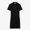 Robe polo mini en piqué stretch slim fit pour femme Robe polo mini en piqué stretch slim fit pour femme