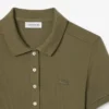 Robe polo mini en piqué stretch slim fit pour femme Robe polo mini en piqué stretch slim fit pour femme
