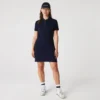 Robe polo mini en piqué stretch slim fit pour femme Robe polo mini en piqué stretch slim fit pour femme