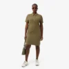 Robe polo mini en piqué stretch slim fit pour femme Robe polo mini en piqué stretch slim fit pour femme