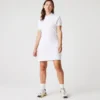 Robe polo mini en piqué stretch slim fit pour femme Robe polo mini en piqué stretch slim fit pour femme