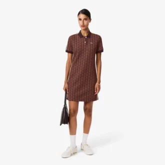 Robe polo Monogram Slim Fit pour femme