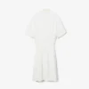 Robe polo plissée avec détails brodés Runway Robe polo plissée avec détails brodés Runway