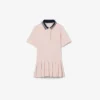 Robe polo plissée en piqué Robe polo plissée en piqué